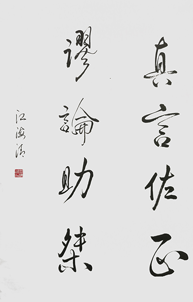 江海清作品5《真言佐正 谬论助桀》